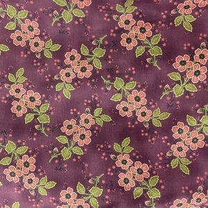 Vintage “Alice’s Scrapbag” by Barbara Brackman floral quilting cotton fabric